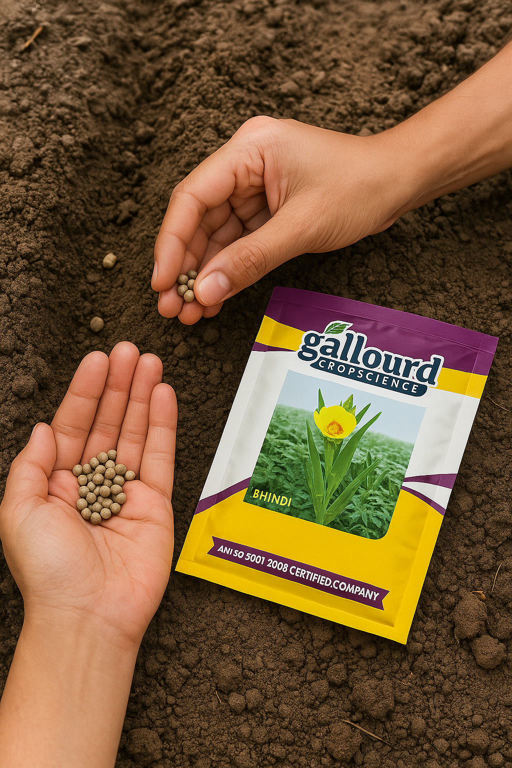 Hybrid Okra (Gollourd) Seeds – Trusted by Farmers | Mahavir Brand